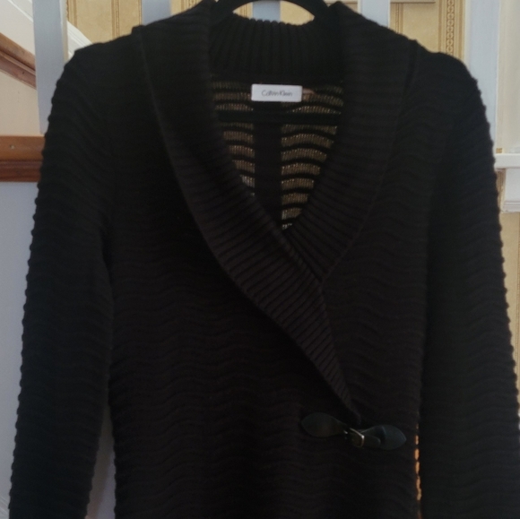 CALVIN KLEIN Knit Sweater Dress Size Small - Picture 6 of 9